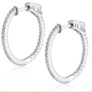 Sterling Silver 925 hoop earring